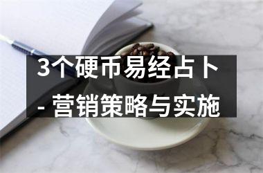 <h3>3个硬币易经占卜 - 营销策略与实施