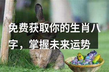 <h3>免费获取你的生肖八字，掌握未来运势
