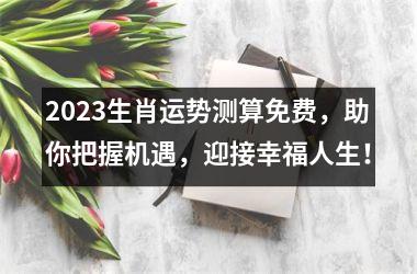 <h3>2025生肖运势测算免费，助你把握机遇，迎接幸福人生！