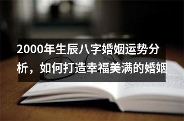 2000年生辰八字婚姻运势分析，如何打造幸福美满的婚姻