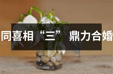 同喜相“三” 鼎力合婚