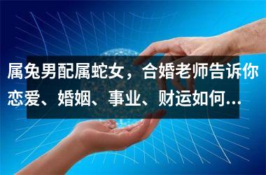 属兔男配属蛇女，合婚老师告诉你恋爱、婚姻、事业、财运如何达成完美平衡