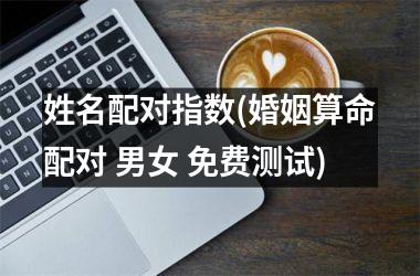<h3>姓名配对指数(婚姻算命配对 男女 免费测试)