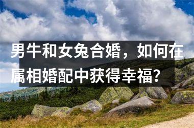 男牛和女兔合婚，如何在属相婚配中获得幸福？