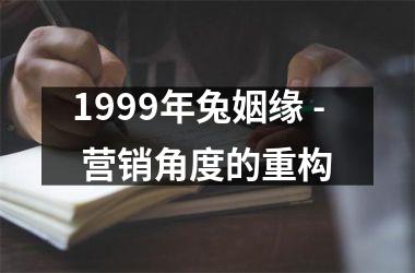 1999年兔姻缘 - 营销角度的重构