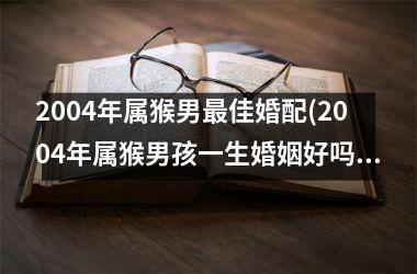 2004年属猴男最佳婚配(2004年属猴男孩一生婚姻好吗)