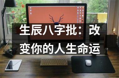 <h3>生辰八字批：改变你的人生命运