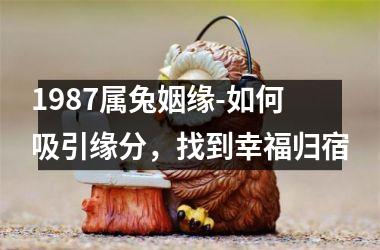 <h3>1987属兔姻缘-如何吸引缘分，找到幸福归宿