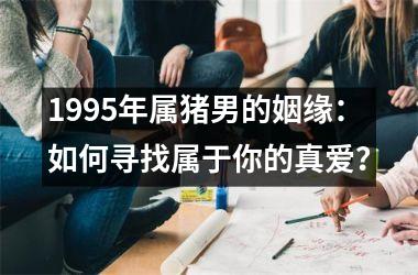 <h3>1995年属猪男的姻缘：如何寻找属于你的真爱？