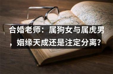 <h3>合婚老师：属狗女与属虎男，姻缘天成还是注定分离？