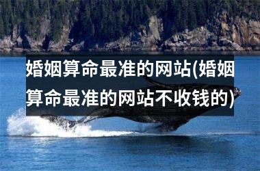 <h3>婚姻算命最准的网站(婚姻算命最准的网站不收钱的)